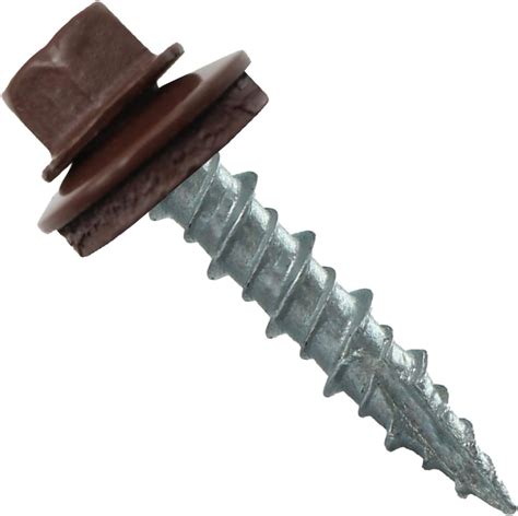 sheet metal screws rubber washer|self sealing screws for roofing.